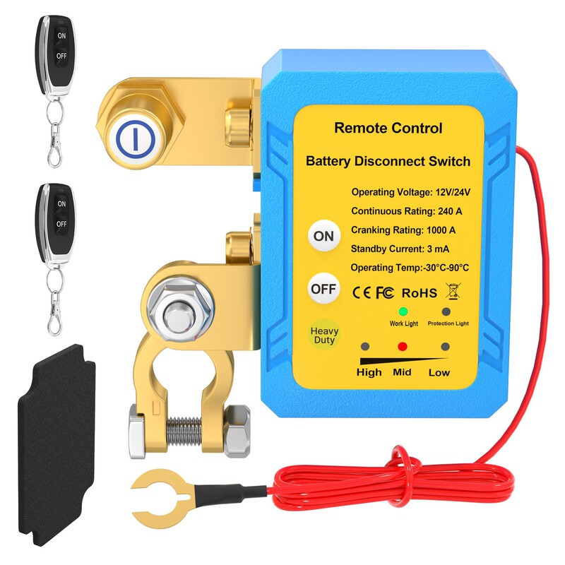 Car Battery Power-Off Switch to Prevent Leakage and Loss of Electricity 12V24V Protector Intelligent Remote Control Automatic Car Power-Off Car Battery Power-Off Switch to Prevent Leakage and Loss of Electricity 12V24V Protector Intelligent Remote Control Automatic Car Power-Off