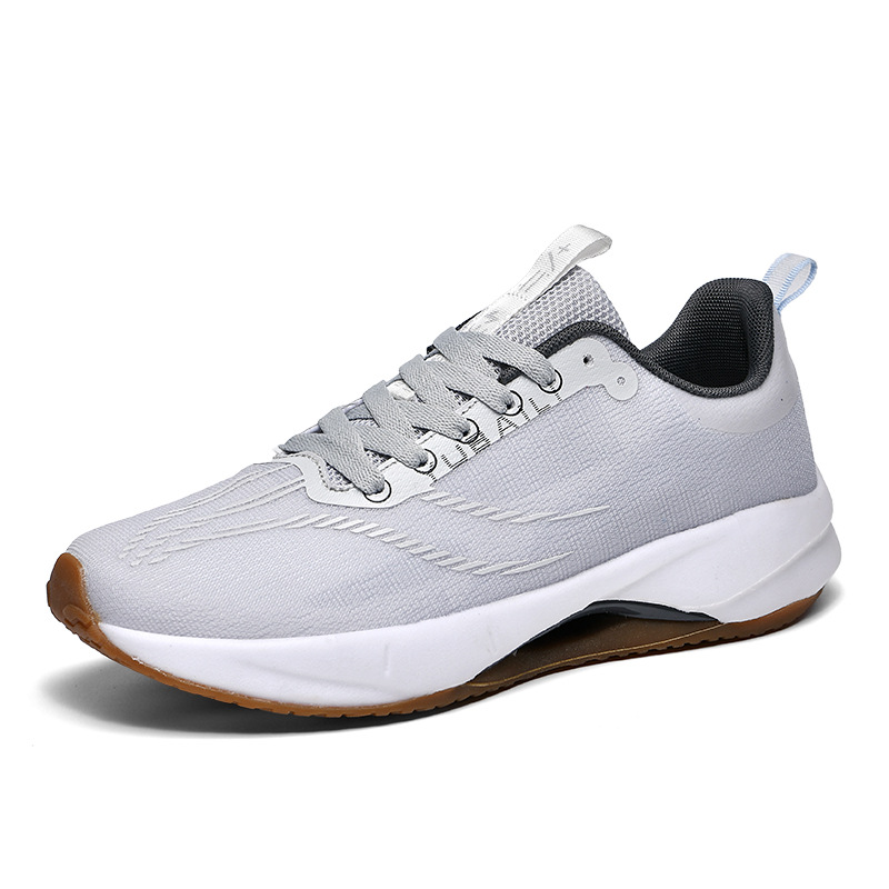 Zapatos deportivos transpirables de moda para hombres de verano, zapatos de plataforma con cordones de moda al aire libre para estudiantes, zapatos para correr casuales bajos