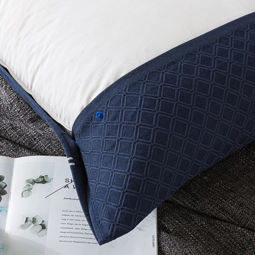 A pair of high-quality pure cotton towels for home use, all-cotton pillow towels with fixed anti-slip single clip magic pillowcases.