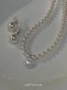 Import beads from pearl, brand advanced earrings, 925 sample silver, light luxury style