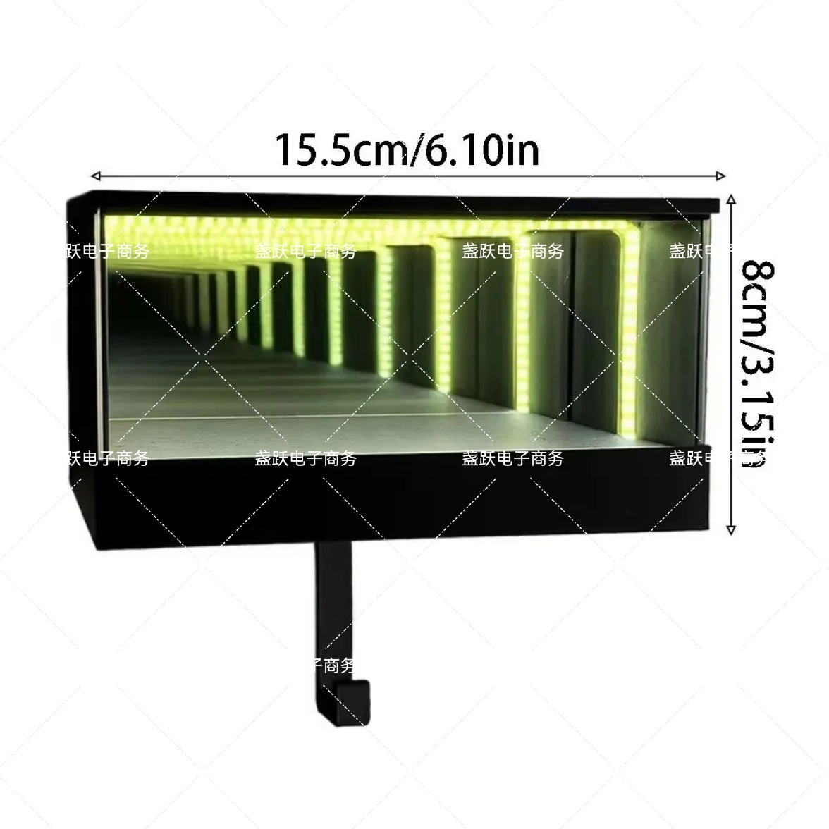 Chaves de garaje de automóviles de explosión gancho de almacenamiento gancho de almacenamiento LED percha de exhibición luminosa