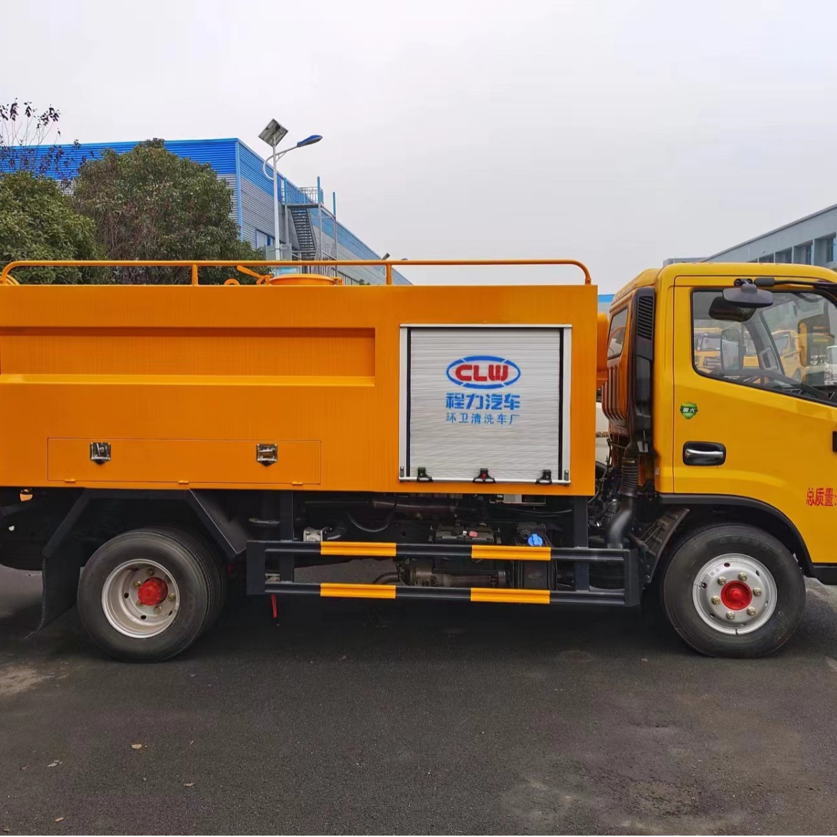 小型高压清洗车蓝牌4.5方管道高压清淤疏通车东风高压冲洗车