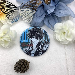 徽章磨砂細閃吧唧萬葉魈雷神動漫周邊胸針二次元背包裝飾禮物