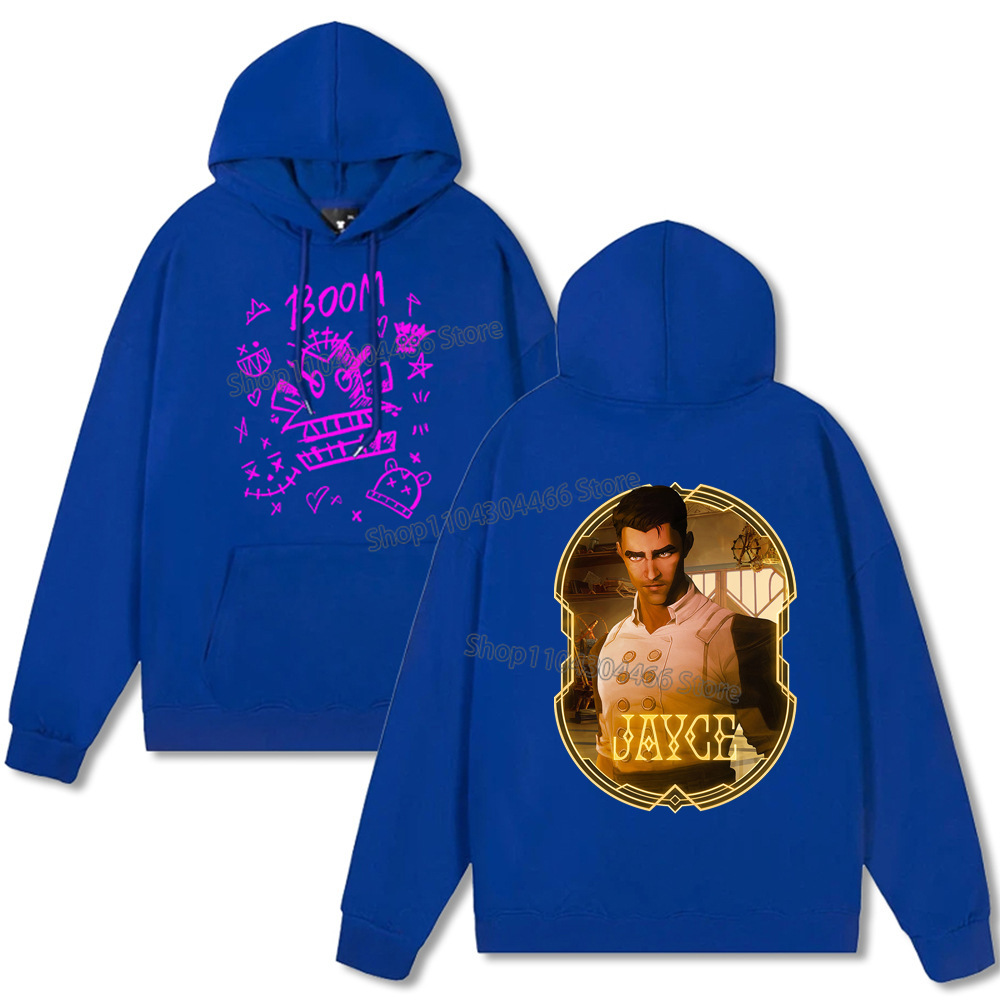 Arcane Hoodie Y2k Clothes Jinx Arcane Pullover for Men/women