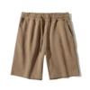 Deep coffee [Chinese cotton shorts]