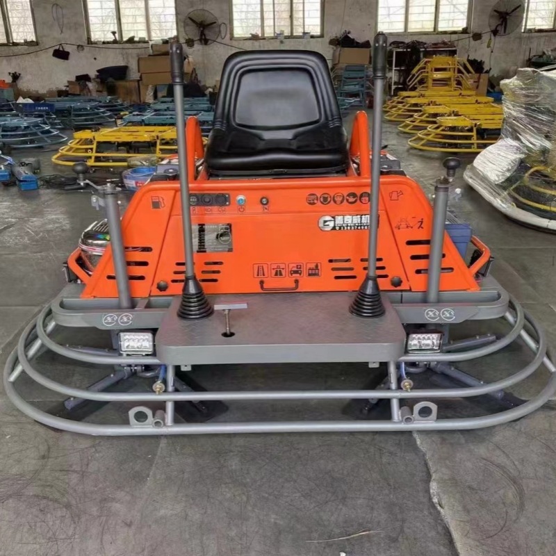 工厂货源100型座驾式双速抹光机汽油驾驶式高低速水泥地面磨平机