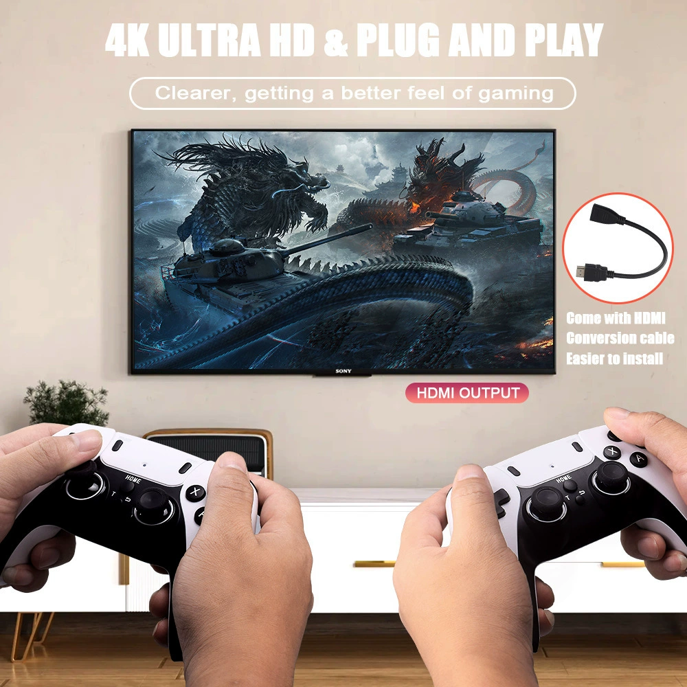 Новая игровая приставка M10 PRO GD10 ретро PSP God of War 4K HD беспроводная X2 PLUS