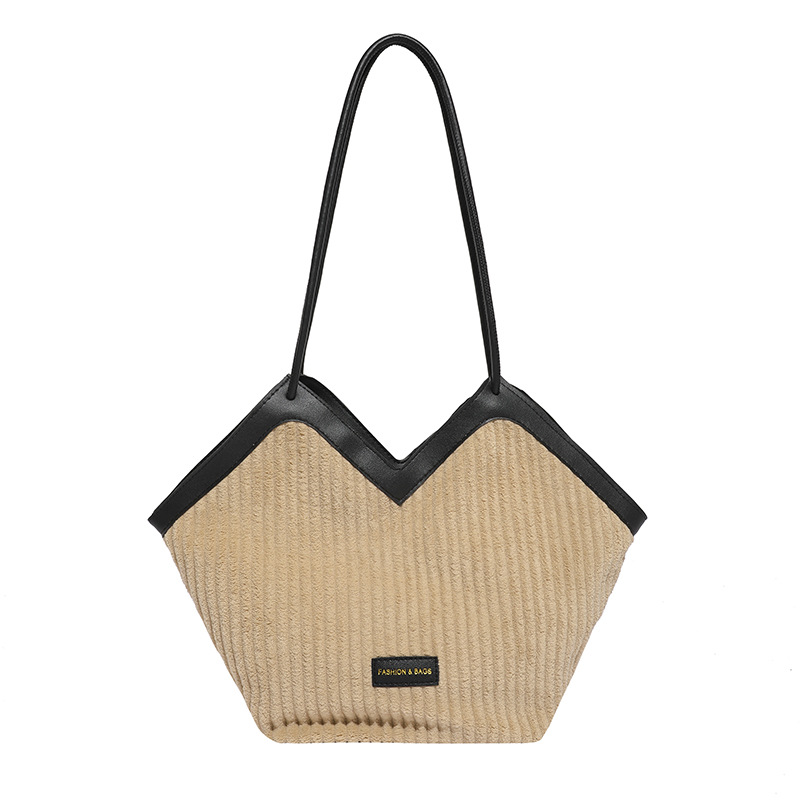 Bolsa de gran capacidad para mujeres 2025, nuevo verano de alta sensación de viaje al trabajo, bolso de entrepierna de hombro para clase, bolso de mano