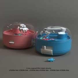 恐龙抓抓乐恐龙公仔学生解压迷你娃娃机趣味游艺机男女孩玩具