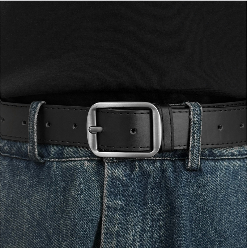 Vintage Pin Buckle Belt Women's Korean-style Simple All-match Student Jeans Belt Unisex Fashion Bf Style