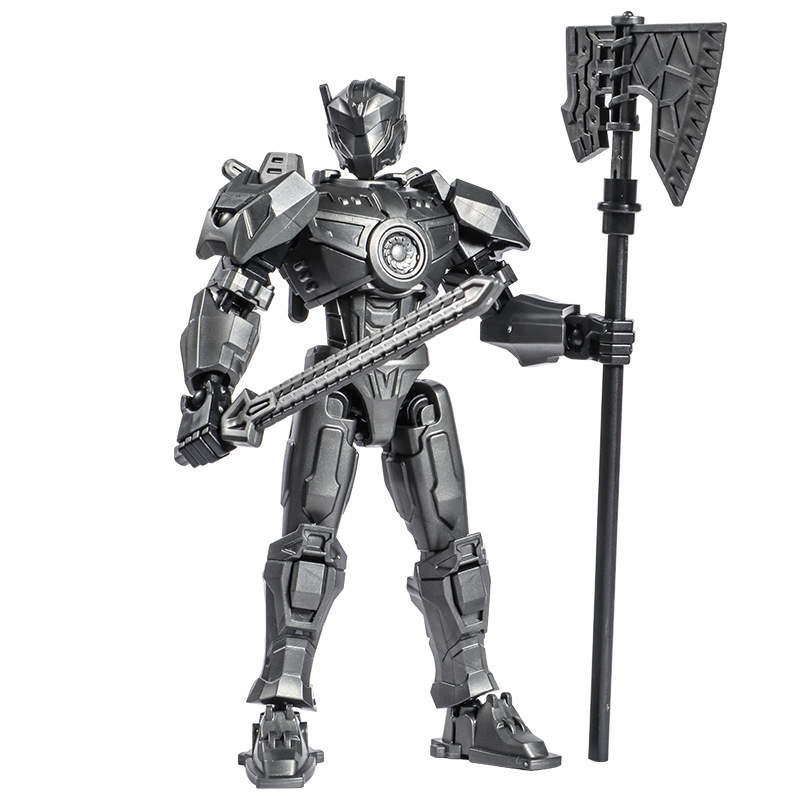 Muñecas de policías mecánicos vagabundos 13 muñecas móviles multiarticuladas de ensamblaje de bloques de deformación mecha muñecas