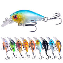 长舌微物摇滚小胖子路亚饵4g仿生鱼饵大河奔流假饵户外渔具批发