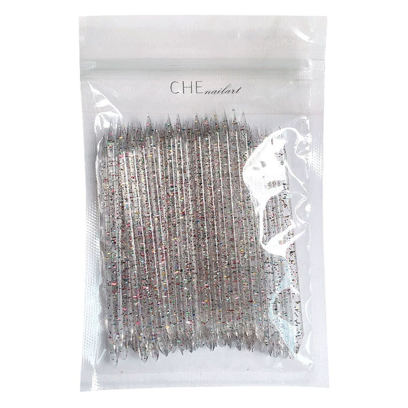 Новые инструменты для маникюра Хрустальная точка дрель клей-карандаш Буковая палочка точка цветок двойная Голова Кожа нажимные аксессуары