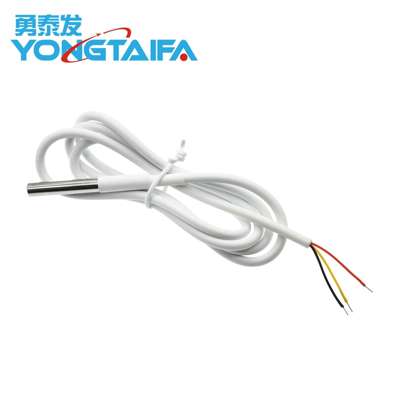 GX18B20H Digital Temperature Sensor Probe Waterproof Stainless Steel Single Bus 1.2m 3m GX18B20H Digital Temperature Sensor Probe Waterproof Stainless Steel Single Bus 1.2m 3m