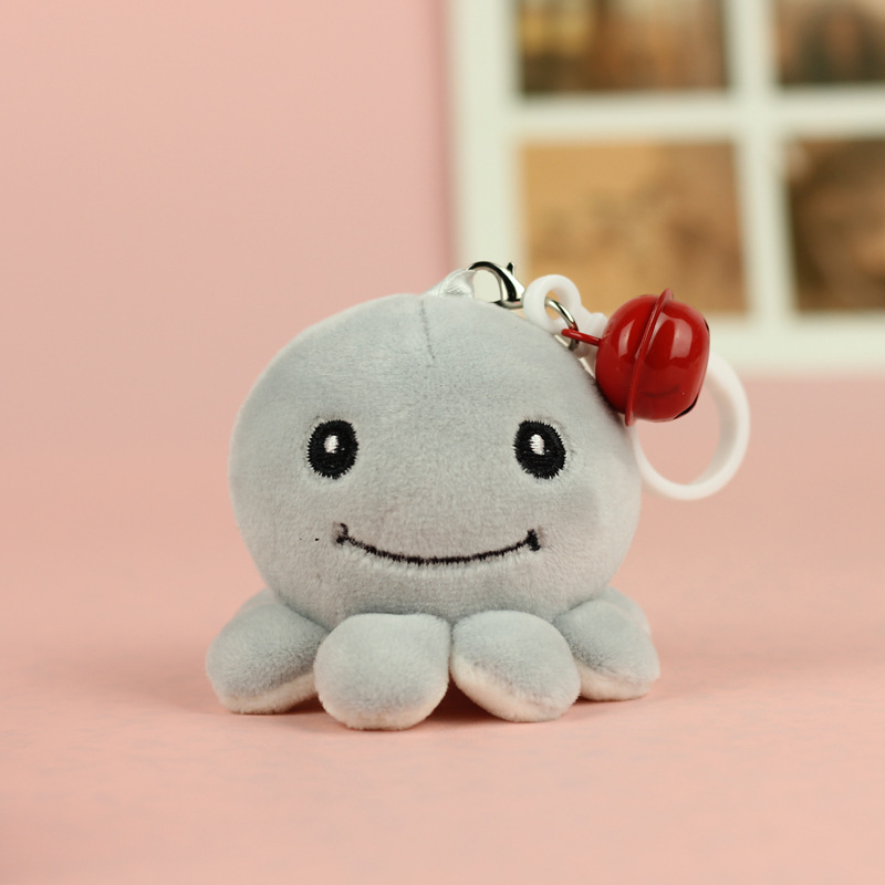 Internet celebridad lindo pulpo colgante felpa juguete muñeca bolsa colgante llavero muñeca al por mayor