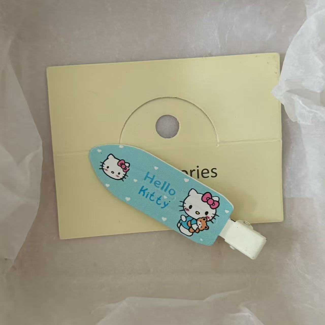 Sweet Cool Retro Grid Cat Hairpin sin rastros Clip lateral Clip dulce Clip de boca de pato Clip de cabello para niños toque de cabello