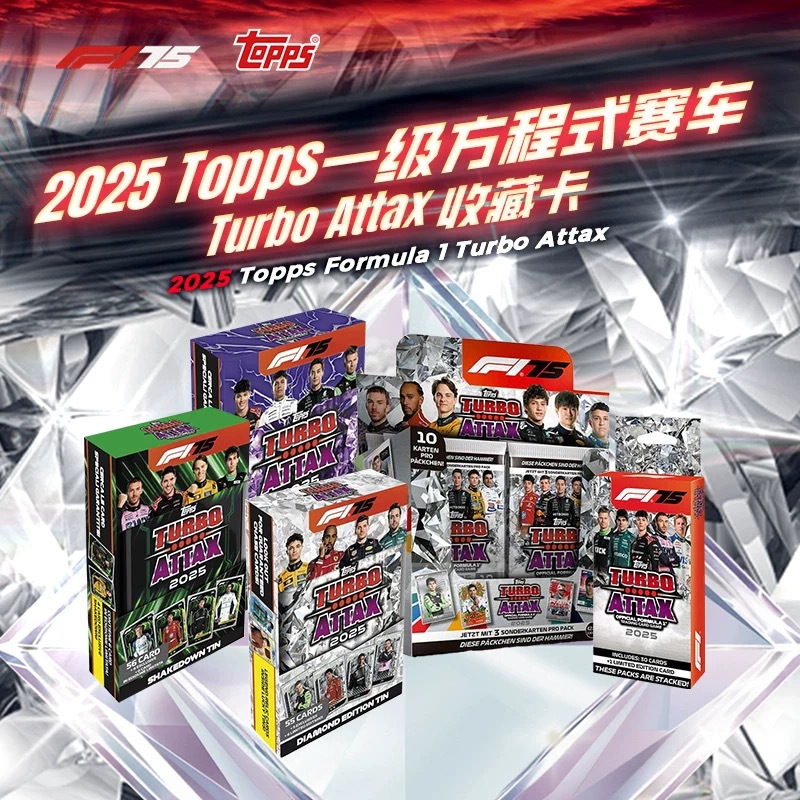2025 Topps Turboattax F1 Formula One Racing Driver Card Star Card Blind Box Silk Flower