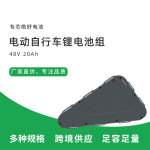 沃德能源 电动自行车三角包 18650 48V20Ah 锂电池组快充