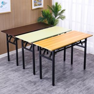 Folding Table Rectangular Training Table Desk Eating Desk Study Conference Table Office Desk