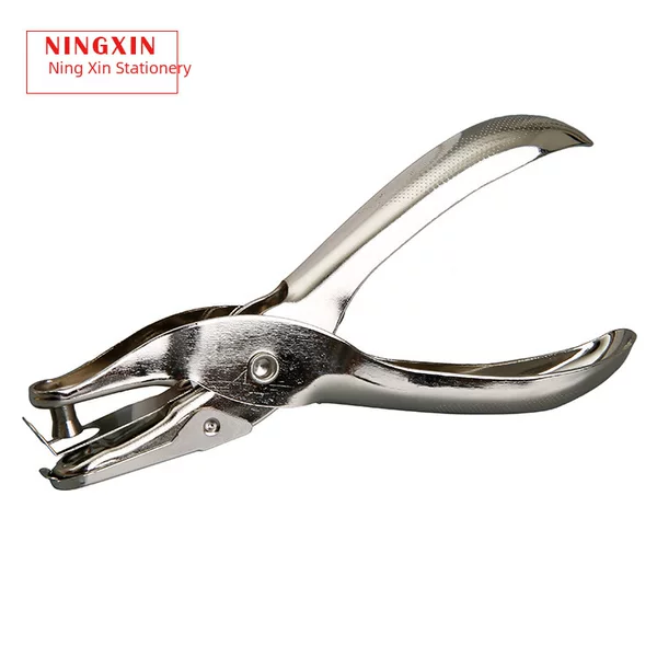 2025 New Model Factory Direct Supply Metal Hole Punch Pliers Round Hole 6mm Diameter Nickel-Plated Hole Punch Single Hole Puncher