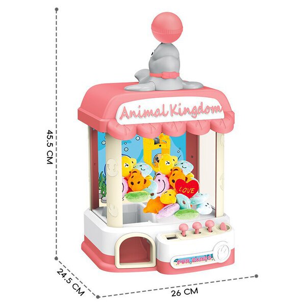 Cross-Border New Children's Toy Animal Clip Doll Machine Large Household Doll Machine Parent-Child Interactive Play House