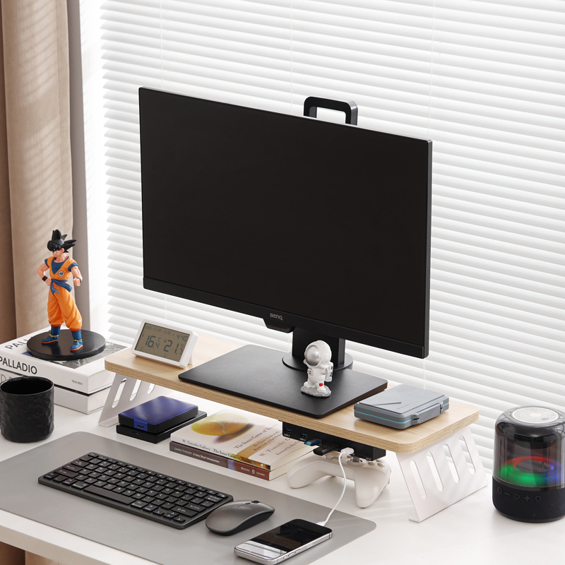 로그 컬러 화이트 다리 USB3.0 확장 모델 [길이 60 폭 20] 탄소강 경사 다리