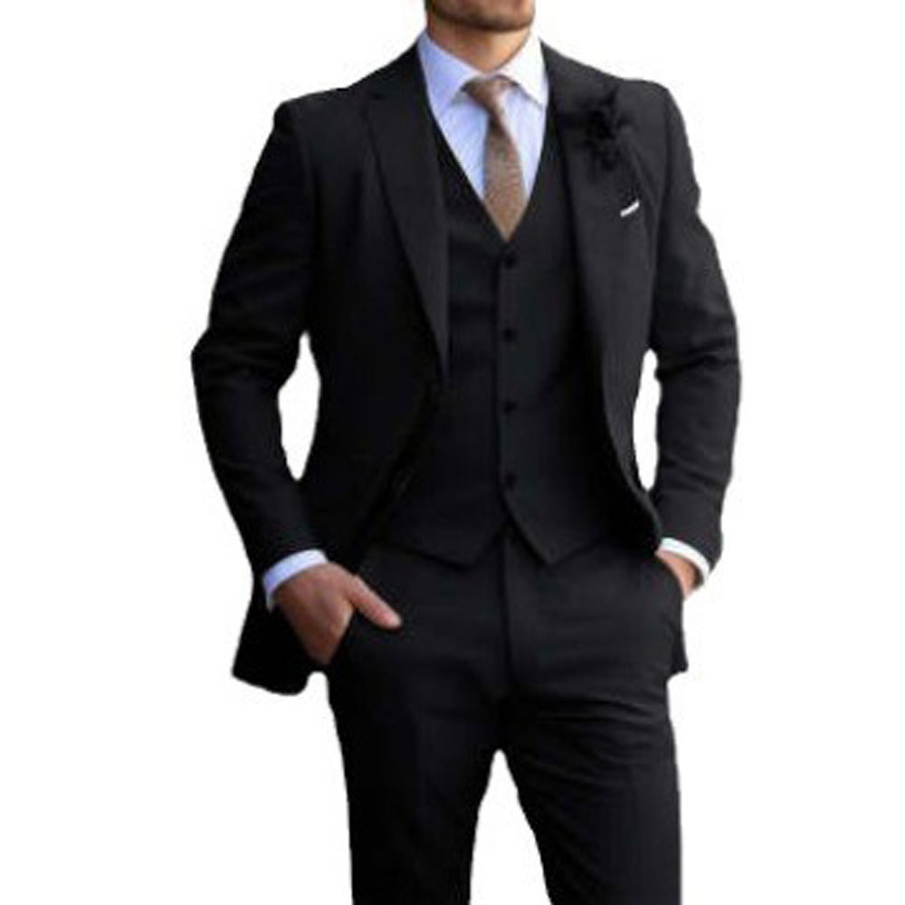 2025 negocios transfronterizos ocio hombre tres piezas trajes de boda banquete trajes transfronterizos grandes comercio exterior