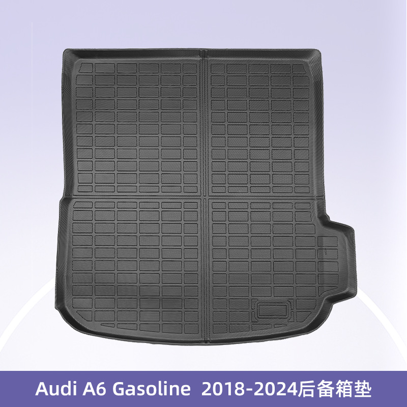 Europa para Audi A6 2018 - 2024 combustible 3D todo el tiempo material TPE almohadilla de piso para automóviles