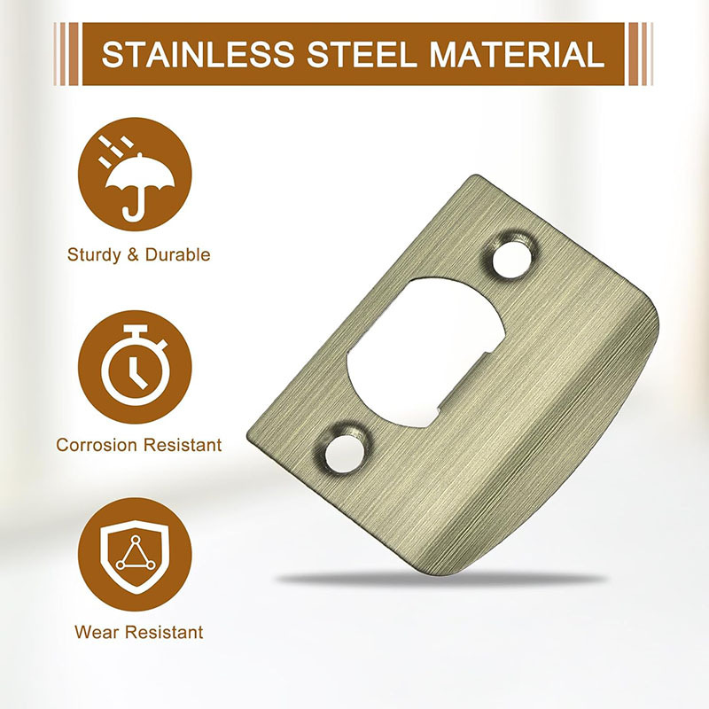 Placa de bloqueo de madera pieza de guía de perno de la puerta bloque de bloqueo cuerpo hebilla pieza perno hebilla caja hardware en stock accesorios al por mayor