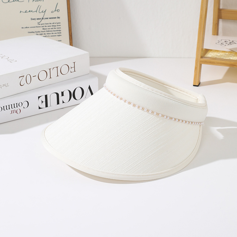 Sombrero de mujer, sombrero de protección solar de techo vacío transpirable de verano de alta gama, nueva moda, sombrero para el sol de ciclismo al aire libre