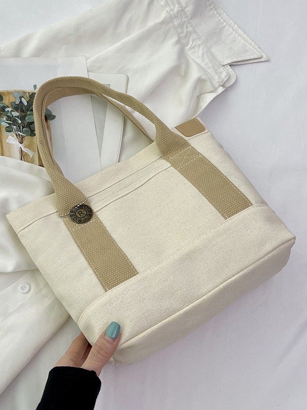 Verano nuevo bolso de lona japonés bolso de dama bolso de gran capacidad bolso de moda versátil bolso de moda casual