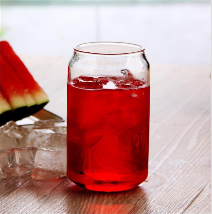 Vidrio de borosilicato para el hogar taza de coque creativa de una sola capa taza de jugo de cocina para el hogar taza de desayuno de leche taza