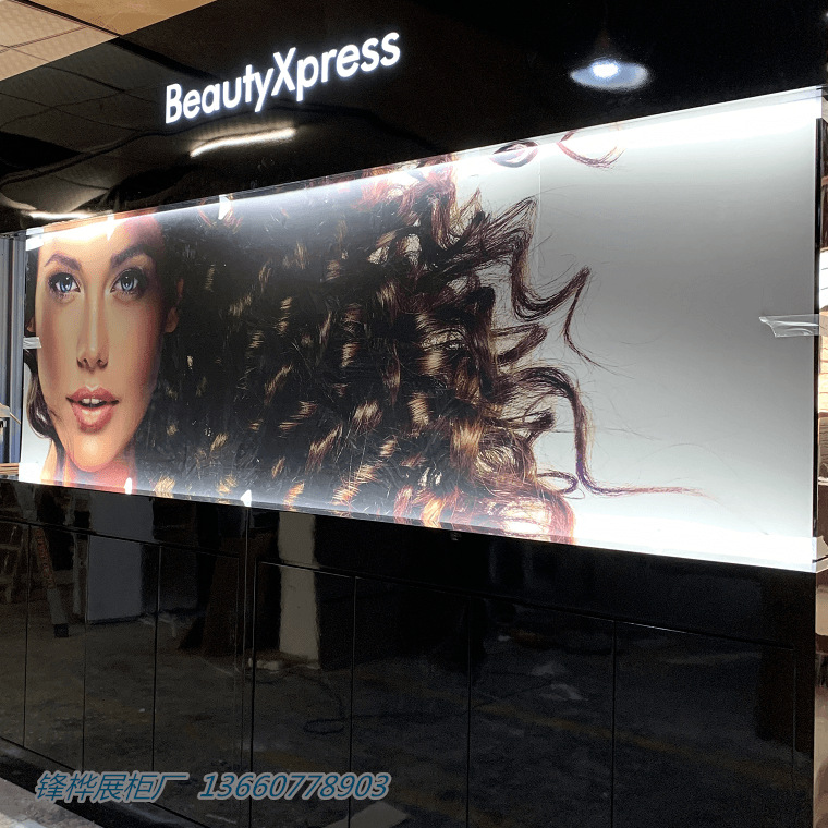 厂家做直供化妆品展示柜商场展示柜简约化妆品展示柜多功能展柜