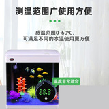 Аквариум, высокоточный маленький электронный термометр, измерение температуры