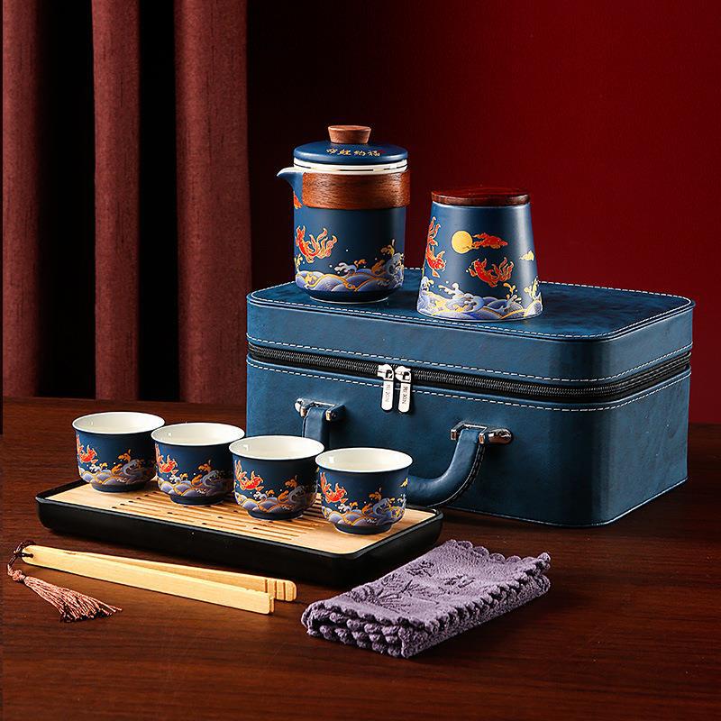 Koi Nofu Quick Cup Creative керамический чайный сервиз кунг-фу Подарочная коробка для путешествий портативный логотип