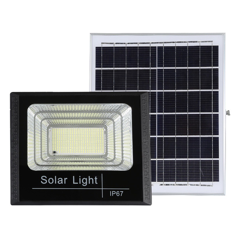 Nueva lámpara solar al aire libre lámpara de jardín hogar impermeable solar luz de inundación jardín lámpara de pared solar