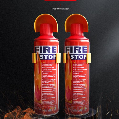 Car foam fire extinguisher, car firefighting tool kit, emergency kit set, safety supplies, mini car