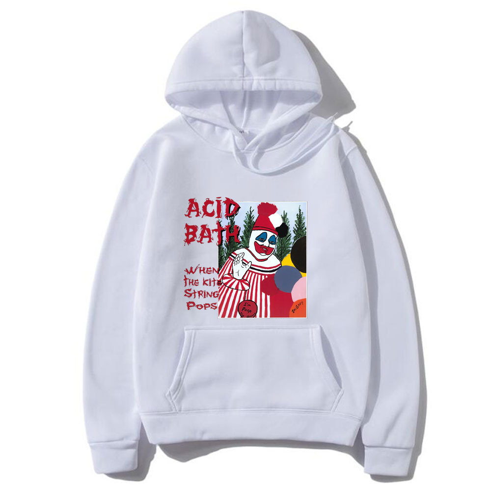 Sudadera con capucha de baño agrio Mind TV bobina lodos metal sudadera con capucha hombres ropa de calle moda algodón deportes