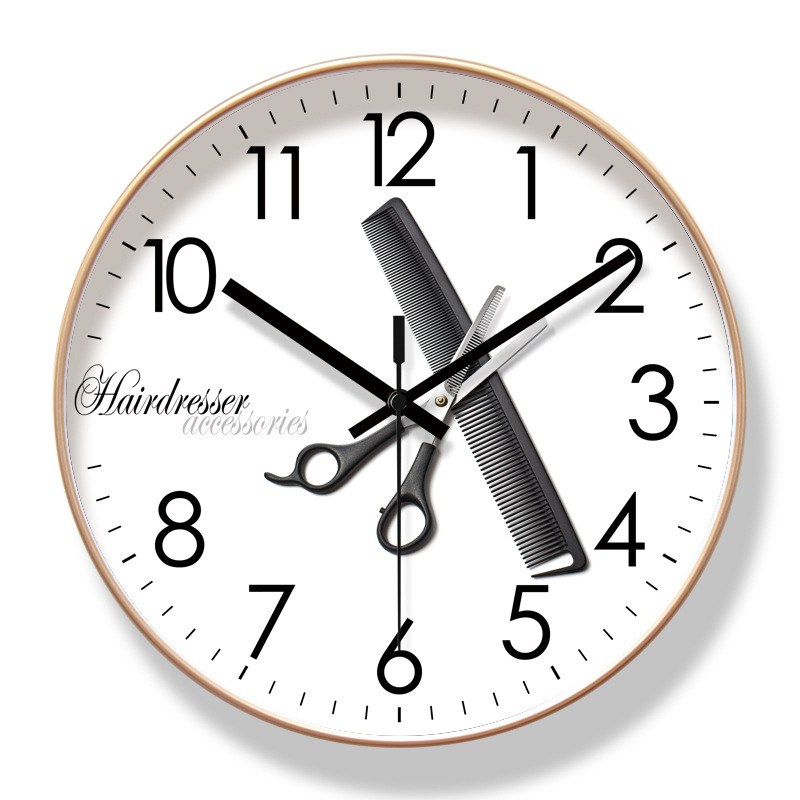 [초저소음 블루 코어 시계] 6247-B 골드 프레임