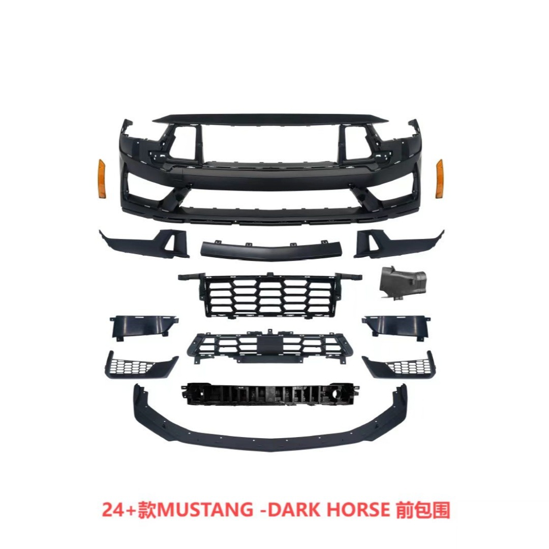 2024-2026 Ford Mustang Dark Horse Front Bumper Assembly Accessories Large Body Kit
