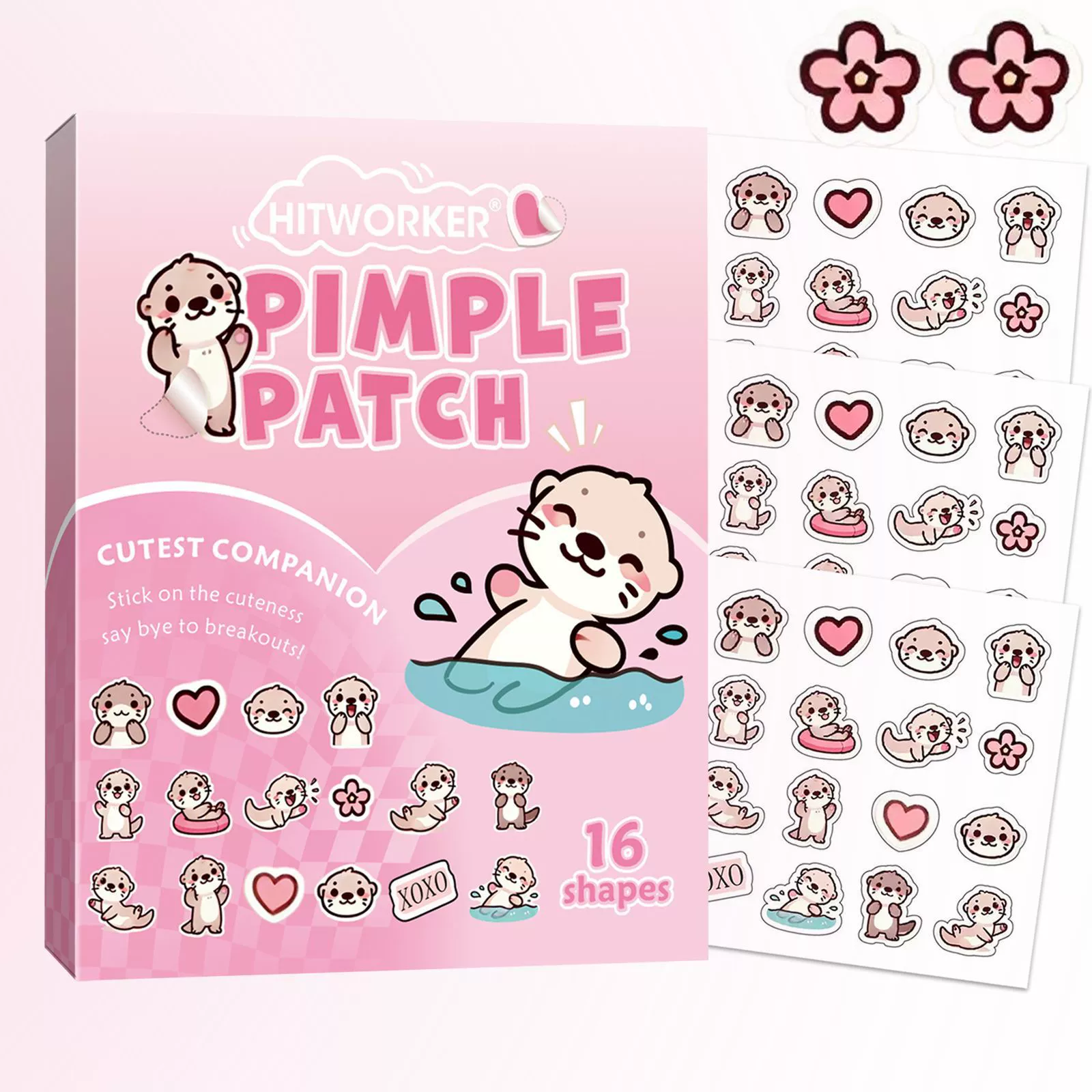 Acne patches, invisible breathable stickers, conceals acne, 48 pcs pack