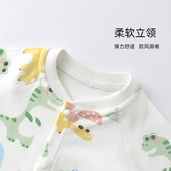 Baby Bodysuit Spring and Autumn 100% Cotton Newborn Clothes for Boys and Girls, Skeletonless Crawling Suit for Infants