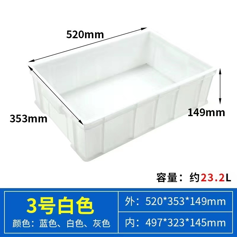 Caja de plástico caja rotatoria tortuga caja de cría piezas accesorios caja de herramientas marco de goma logística caja de pan de alimentos