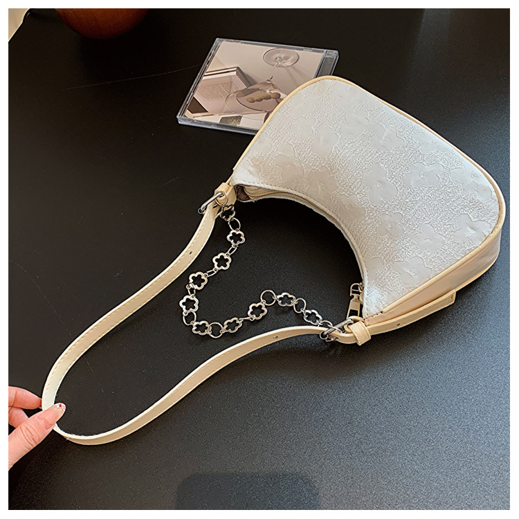 Women's Shoulder Bag Crescent Chain Underarm Bag For Women_voghion.com