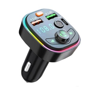 Q6 car Bluetooth MP3 music player FM transmitter PD18W fast charge 3.1A dual USB car charger