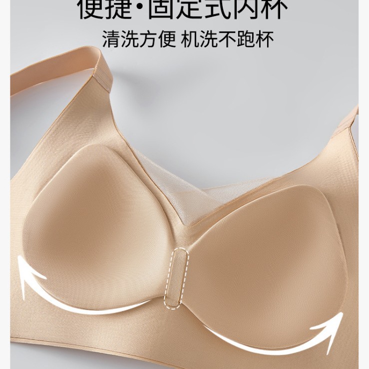 Venta directa de fábrica comercio electrónico transfronterizo Sudeste de Asia Vietnam Tailandia damas sin costuras sujetador de recogida lateral cómodo