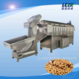 全自动非油炸虾片膨化机 不锈钢滚筒膨化加工设备 印度三角膨化机