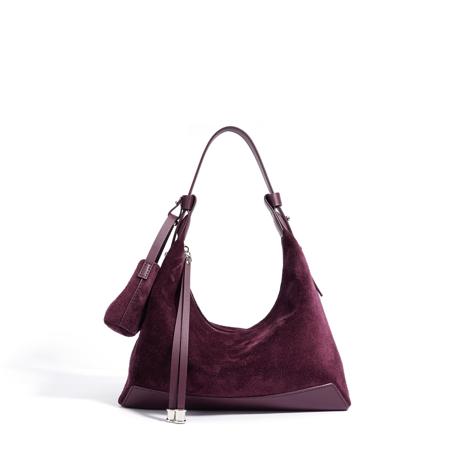 Velvet Simple All-match Commute Sense Shoulder Messenger Bag
