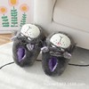 Winter cartoon cute non-slip slippers for mother and baby indoor