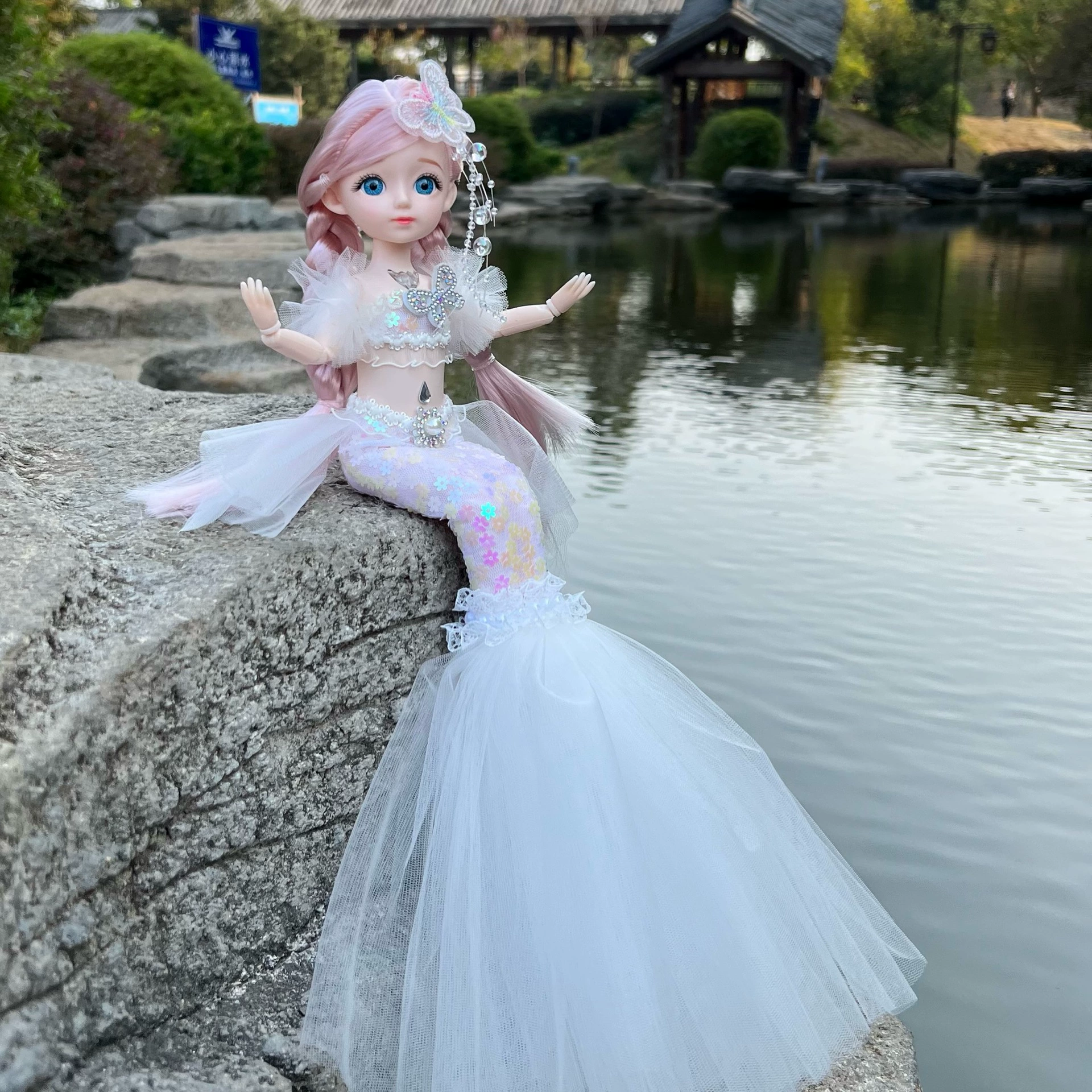 Doll, children's toy, 12 inch, mermaid, Birthday gift